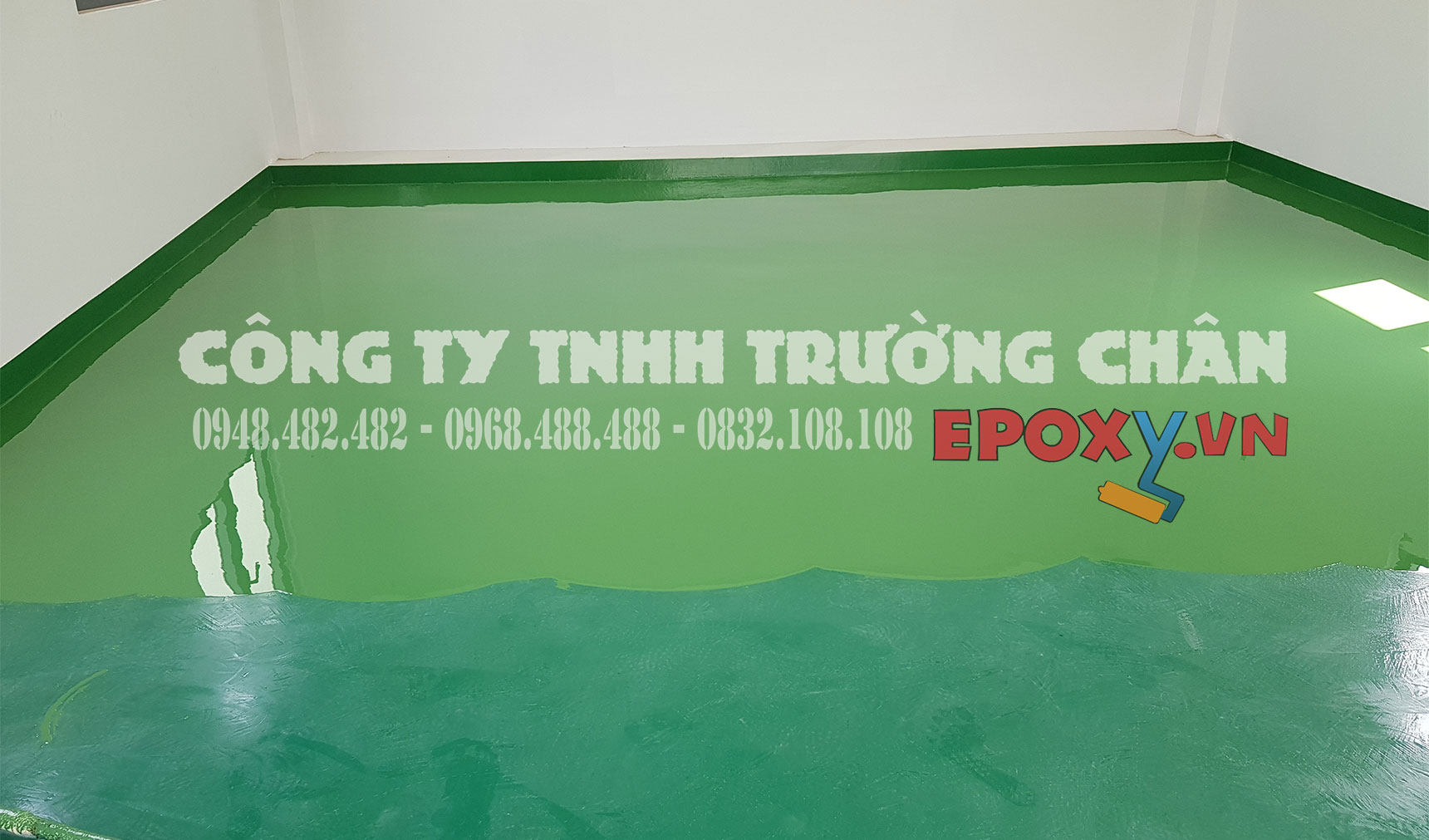 Sơn sàn epoxy tự cân bằng tự san phẳng