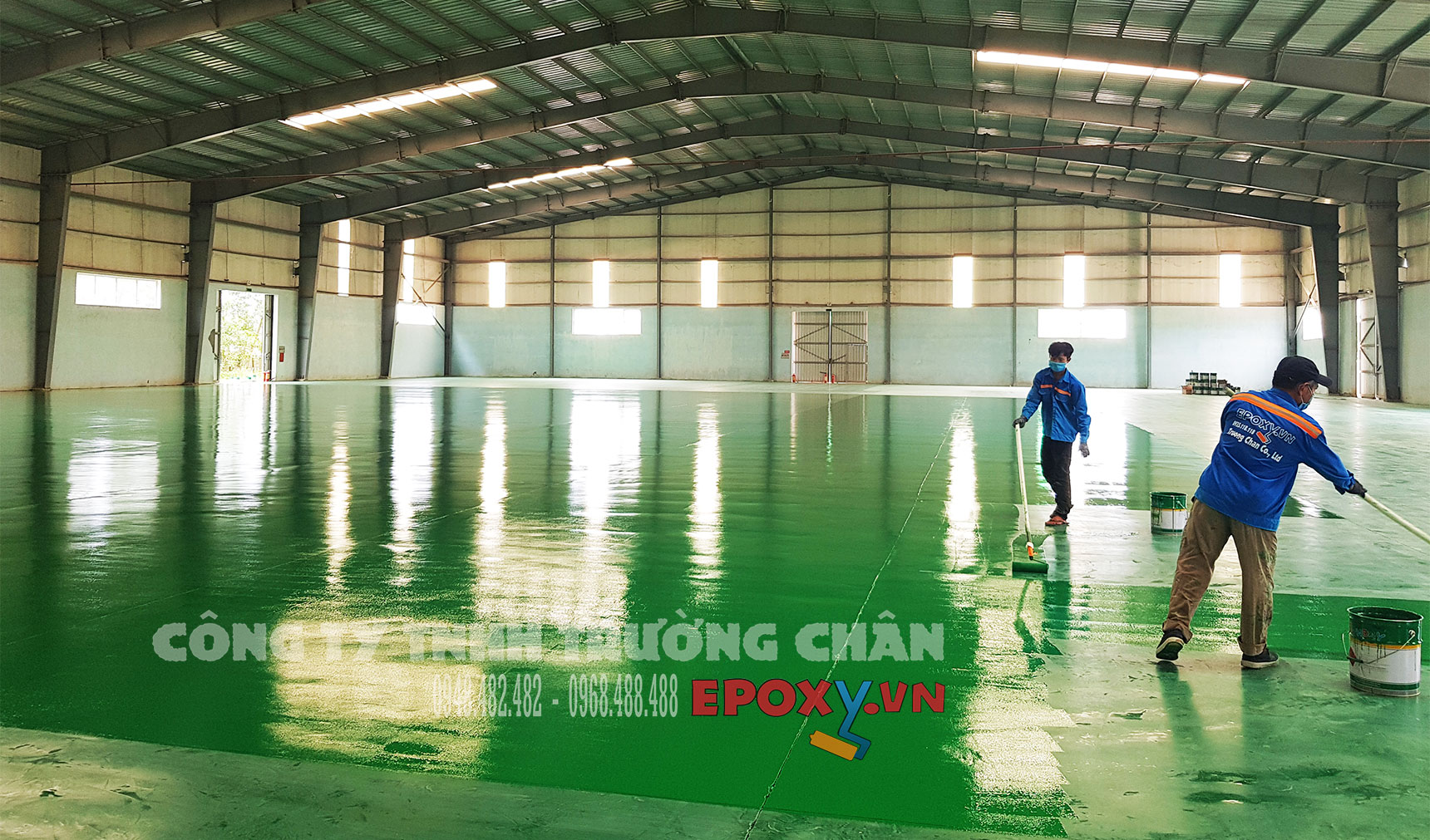 Sơn epoxy hệ lăn 2 thành phần