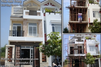 XÂY DỰNG NHÀ PHỐ 2,5 TẦNG KDC HIỆP THÀNH 3